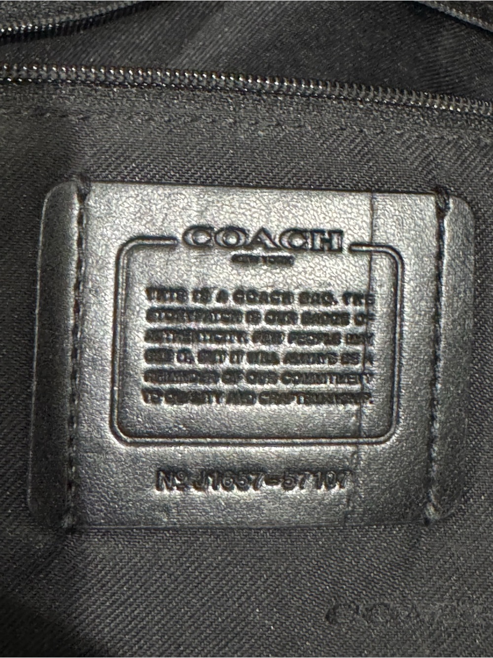 Coach Turnlock Chain Tote Bag | Style 57107 - Picture 3 of 5